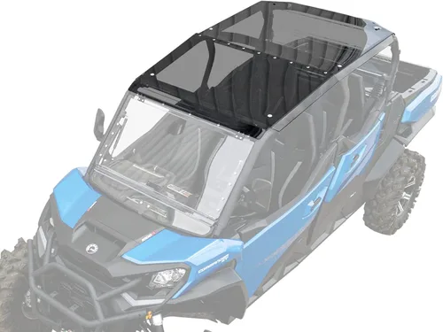 SuperATV Techo UTV teñido oscuro para Can-Am Maverick Sport 1000R DPS MAX 2019+ | Policarbonato de 1/4 pulgadas | Bordes sellados para evitar fugas