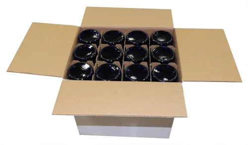 Vista 6 de Botellas de vidrio azul cobalto de 25.4 fl oz, 12 por caja