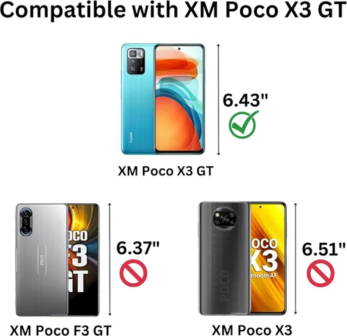 Vista 2 de Compatible con Xiaomi Poco X3 GT Soft Liquid Silicone Gel Celular Mobile Basic Carcasa trasera Funda para (Baby Blue)