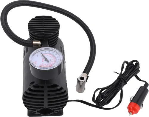 Vista 4 de Yosoo Medidor de gas de rango de 300 PSI, Enchufe para encendedor de cigarrillos de automóvil, Mini compresor de aire portátil, Bomba de infaltor