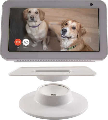 Vista 8 de Made for Amazon Tilt + Swivel Stand for the Echo Show 5 - White