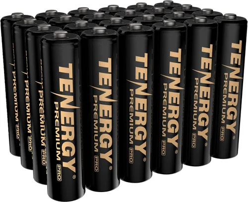 Vista 8 de Tenergy Premium PRO - Pilas AAA recargables de alta capacidad, batería NiMH AAA de 1100 mAh, paquete de 4 baterías recargables