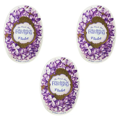 Vista 5 de Caramelo Duro Sabor Violeta 1.76 oz por Les Anis de Flavigny