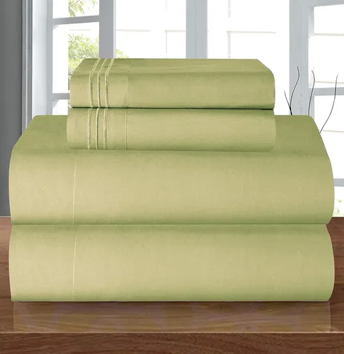 Vista 83 de Elegant Comfort - Juego de sábanas de microfibra de 1500 hilos de calidad hotelera prémium de 4 piezas - Resistente a arrugas, sábana bajera