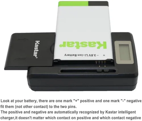 Vista 4 de Kastar GK40 Smart LCD Battery Charger Replacement for Motorol Moto E5 Play XT1921-1, XT1921-3, XT1921-5, XT1921-6, XT1921-7, Moto G4 Play XT1601