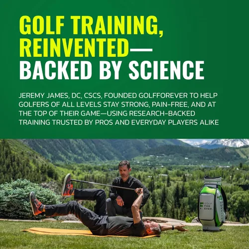 Vista 8 de GolfForever Swing Trainer – Golf Fitness & Training System for Strength, Flexibility & Swing Power – Includes Membership & Premium Training Bar for