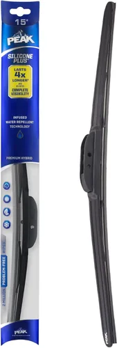 Vista 17 de PEAK Silicone Plus - Escobilla limpiaparabrisas híbrida de 18 pulgadas para todo clima, repuesto premium para parabrisas delantero con conector
