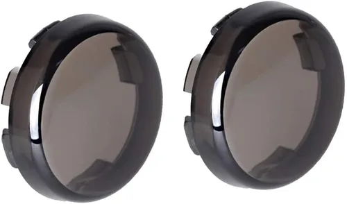 Vista 3 de NTHREEAUTO - Lente de señal de giro en forma de bala, cubierta ámbar, compatible con Harley Dyna Street Glide Road King