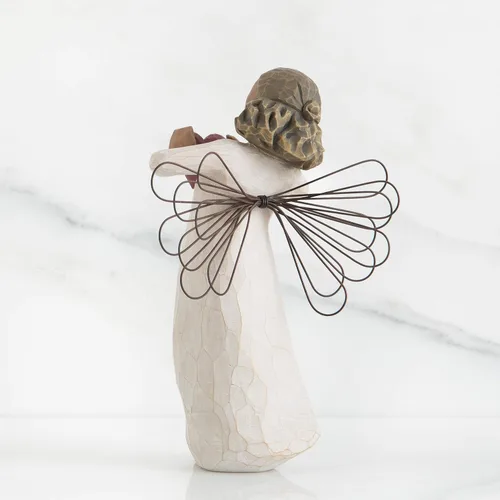 Vista 3 de Angel Willow Tree - Con amor - 5.5" (13.97 cm) de alto