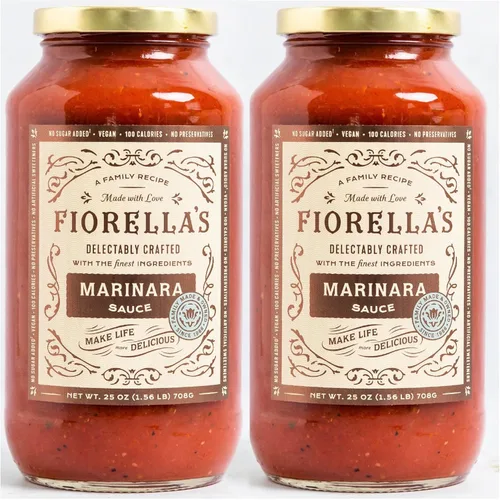 Vista 14 de Fiorella's Fra Diavolo, Salsa Arrabbiata - Salsa de tomate hecha con ingredientes frescos - Sin aceite de semilla, sin azúcar añadido, sin