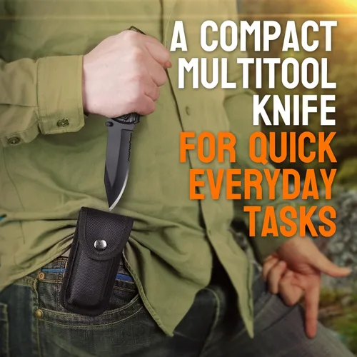 Vista 7 de Regalos de amor para el segundo aniversario para hombres, él, marido, cuchillo multiherramienta, regalos prácticos de aniversario de 2 años para él