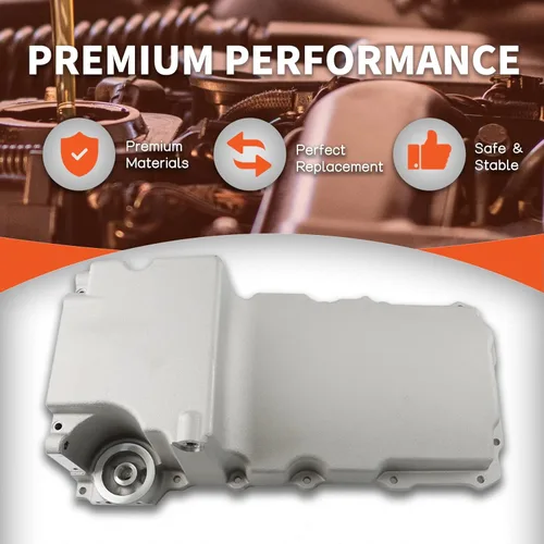 Vista 3 de labwork 302-1 Kit de reemplazo de sarten de aceite de aluminio para auto clásico de clase muscle de GM, camion 4.8L 5.3L 6.0L 6.2L 1955-1987