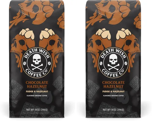 Vista 19 de Death Wish Coffee, Café molido de tostado medio, paquete de 6