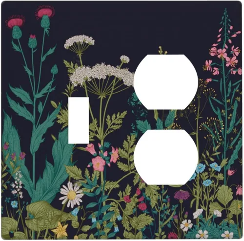 Vista 208 de Taupe Beige Marrón Gris Abstracto Arte 1-Banda Interruptor de Luz Doble de Recepción Placa de Pared Toma Cubiertas Eléctricas Decorativas Modernas