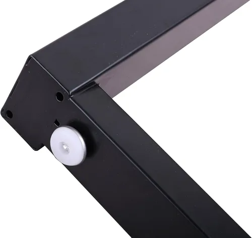 Vista 3 de 2 x 28 patas para mesa de comedor, patas de mesa de acero negro, patas de mesa de oficina, patas de escritorio de computadora, patas de mesa