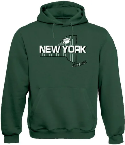Vista 19 de Xtreme Apparrel Team Field Map Men's Hoodie Sweatshirt for Football Fans