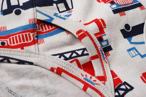 Vista 3 de Boboking - Calzoncillos 100% de algodón, para niños pequeños, ropa interior suave, con diseño de dinosaurios y de camiones