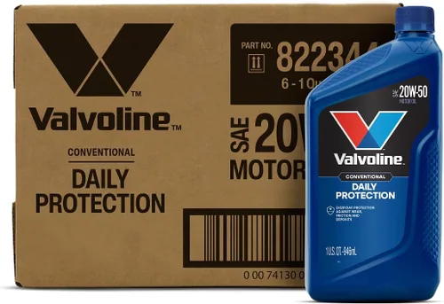 Vista 16 de Aceite de motor Valvoline Daily Protection SAE 10W-40, convencional, 5 cuartos de galón, caja de 3