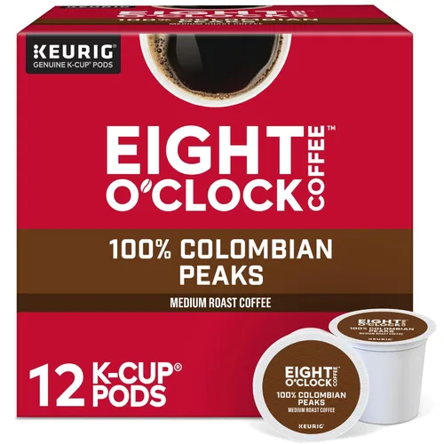 Vista 17 de Eight O'Clock Coffee Colombian Peaks Cápsulas de café Keurig K-Cup para una taza.