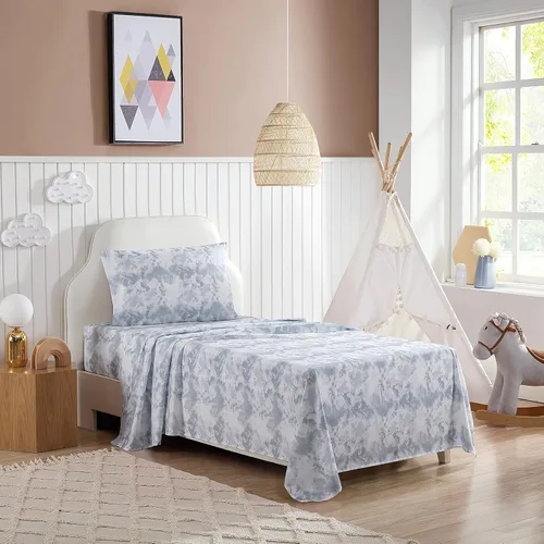 Vista 11 de Eddie Bauer Kids - Sábanas de tamaño individual, ropa de cama resistente a manchas para niños pequeños con fundas de almohada a juego, súper suave