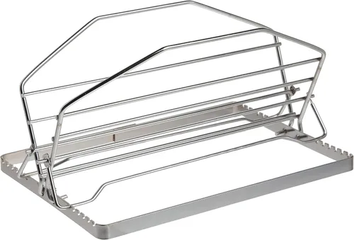 Vista 4 de Norpro 275 Parrilla de Asado Ajustable Niquelada, 11 pulgadas, Plateado