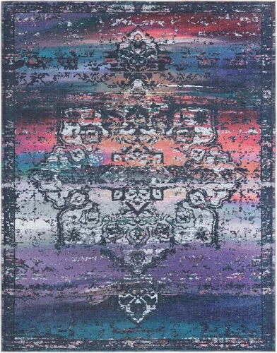 Vista 154 de Rugs.com Francesca Collection - Alfombra lavable de tejido plano, 2 x 3 pies, color blanco sal marina, perfecta para entradas, cocinas, rincones