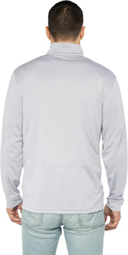 Vista 2 de Vantage Apparel NCAA Collegiate Micro Mesh Performance Gris Sudadera con cremallera de 1/4 para hombre