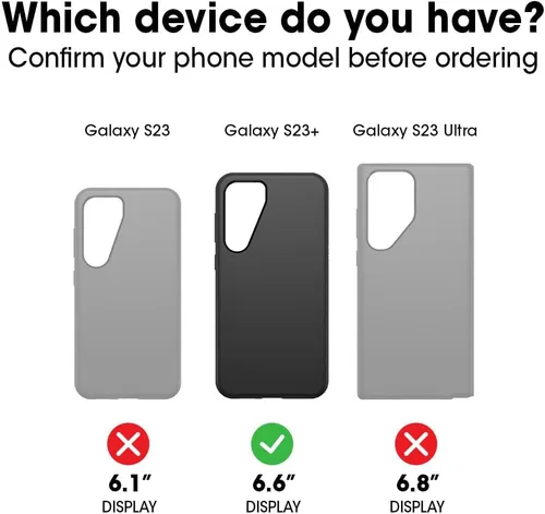 Vista 2 de OtterBox Galaxy S23+ Commuter Series Case - Trees Company (Green), Slim & Tough, Pocket-Friendly, with Port Protection