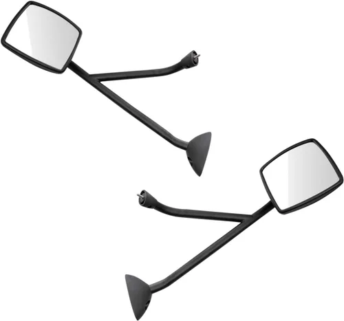 Vista 132 de TRQ Conjunto de 2 piezas de espejo lateral para conductor y pasajero, ajuste eléctrico, sin calefacción, sin memoria, color negro, compatible