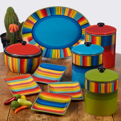 Vista 2 de Certified International Sierra - Bandeja ovalada, 16 pulgadas, grande, verde