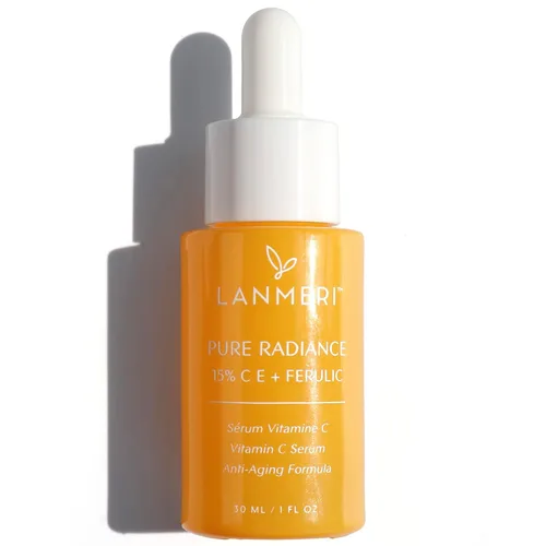 Vista 14 de Lanmeri Ceuticals 15% vitamina C + E + suero ferúlico: fórmula avanzada de defensa antioxidante con 1% de vitamina E y 0.5% ácido ferúlico, suero