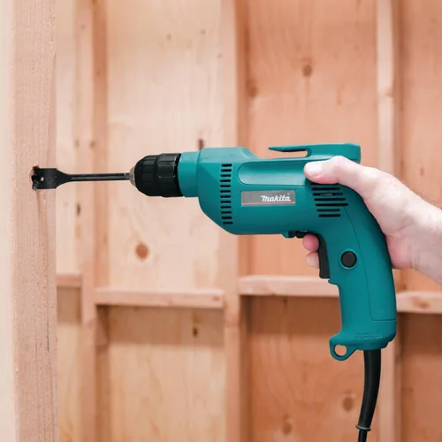 Vista 7 de Makita 6408K - Taladro de 4,9 amperios, 38 pulgadas, color verde azulado