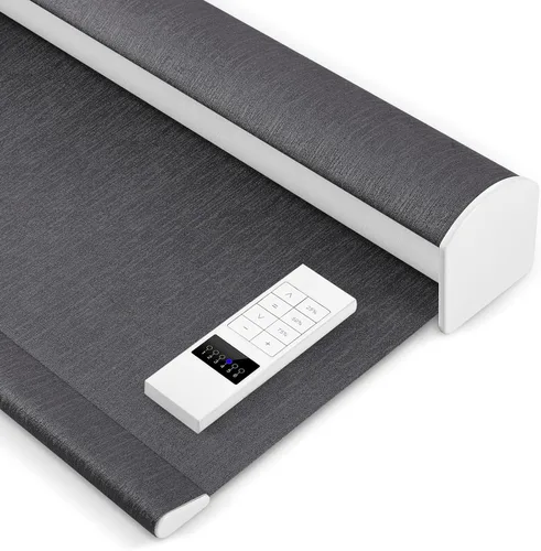 Vista 23 de Zshine Persianas opacas motorizadas con ancho personalizado (23-95 pulgadas), persianas enrollables inalámbricas y recargables con control remoto