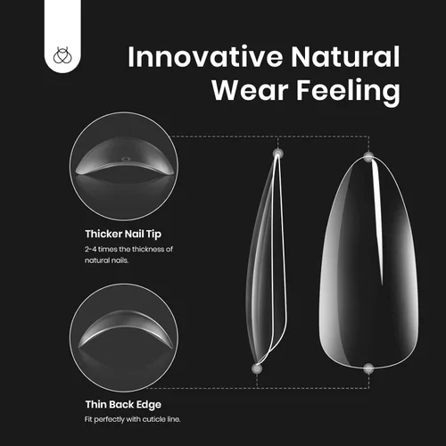 Vista 69 de Beetles - Gel de pegamento de uñas 9 en 1 para puntas de uñas y uñas acrílicas transparentes de larga duración, pegamento de extensión UV