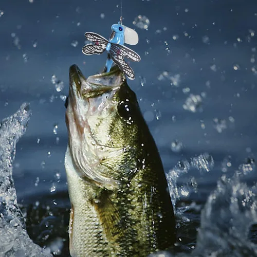 Vista 4 de Toddmomy Señuelo libélula de plástico cebos de pesca Kit de pesca de libélula cebo de pesca de libélula señuelo de libélula cebo de pesca