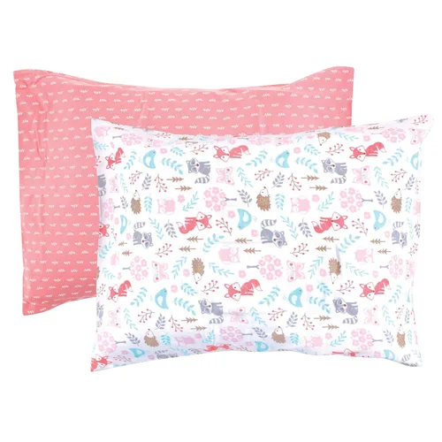 Vista 4 de Hudson Baby Funda de almohada unisex de algodón para bebé, Animal Adventure, talla única