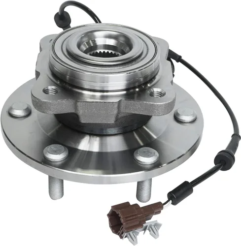 Vista 95 de Detroit Axle - Kit de cubos de rodamiento de rueda delantera de 6 piezas para Dodge Dart 2013-2016, Chrysler 200 2015-2017, 2 cojinetes de rueda