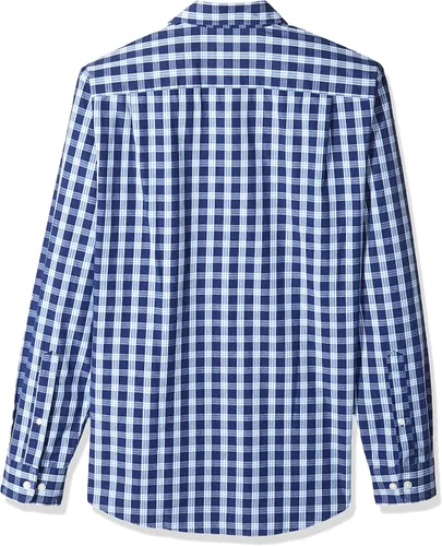 Vista 2 de Tienda Essentials Men's Slim-Fit Long-Sleeve Poplin Shirt