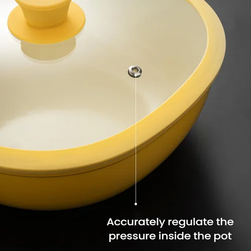 Vista 8 de Frying Pan - 1.9L Alloy Lightweight Nonstick Cookware with Lid Nonstick Skillet for Grilling, Saute, Baking, Apartment Cooking, Kitchen Meal Prep