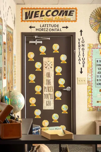 Vista 2 de Teacher Created Resources Globos de acentos para viajar por el mapa (TCR8641)