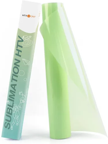 Vista 9 de HTVRONT HTV de Sublimación para Tela Oscura/Clara - Vinilo de Sublimación Brillante 12" X 10 Pies para Camisetas - Funciona Junto con Papel
