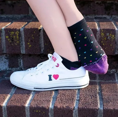 Vista 3 de Dr. Motion 2610 pares de calcetines de compresión de corte bajo para mujer con soporte de arco