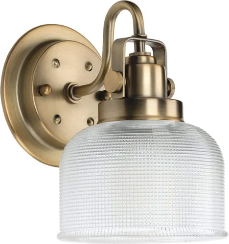 Vista 14 de Progress Lighting Luz de Tocador de Baño Costera de 2 Luces con Cristal Transparente Prismático Doble, Colección Archie, Interior, P2991-15, Cromo