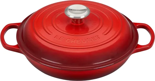 Vista 28 de Le Creuset Signature - Brasera de hierro fundido esmaltado, 2.25 qt., alcachofa