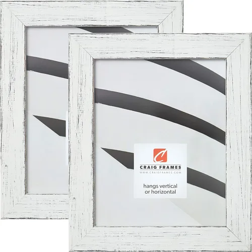 Vista 8 de Craig Frames Jasper, marco de fotos de 4 x 6 pulgadas, color negro carbón campestre, juego de 2