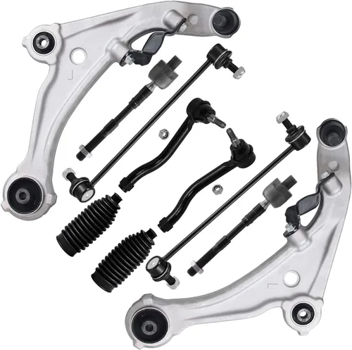 Vista 209 de Detroit Axle - Kit de suspensión delantera de 10 piezas para Chevrolet Trailblazer GMC Envoy 2004-2007 2005 2006 Soportes de brazo de control