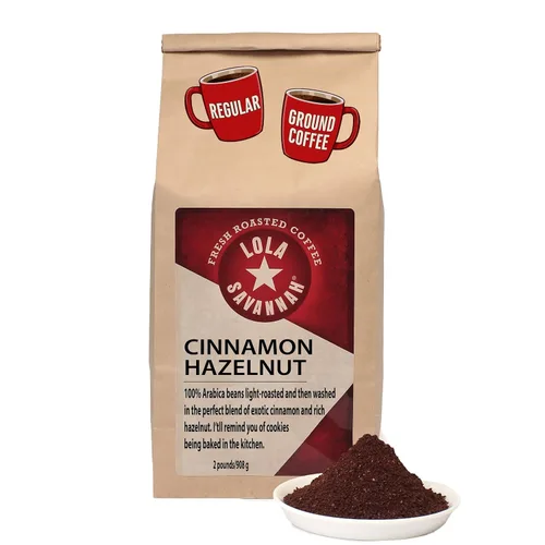 Vista 38 de Lola Savannah Café con cafeína en grano entero Almond Bliss, 2 libras