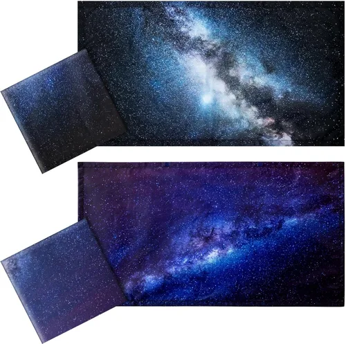Vista 7 de Tujoe 2 cubiertas de luz fluorescente para luces de techo, filtros de luz fluorescente de 4 x 2 pies, cubiertas magnéticas para cubículos de aula