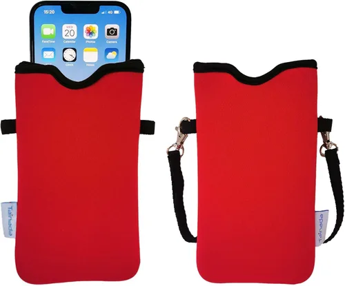 Vista 71 de Tainada Funda Estuche Bolsa de Neopreno para Teléfono para Hombres y Mujeres con Correa Cruzada/Cordón para el Cuello para iPhone 17/16/15 Pro Max