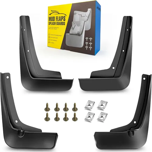 Vista 30 de Aleta de lodo Compatible con 2009-2010 Do-dge Ram 1500/2500/3500, 11-18 Ram 1500/2500/3500, Compatible con ruedas traseras simples, No es compatible